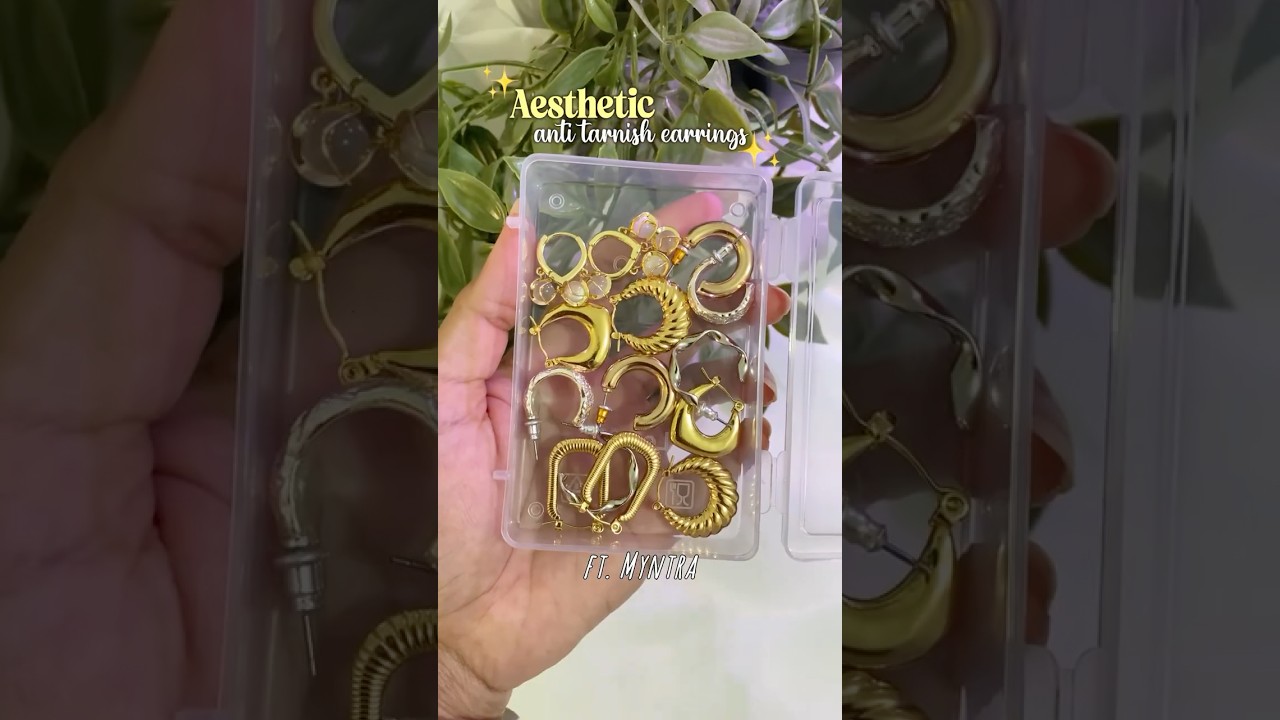Hoop earrings haul Myntra 2026 🌸 #ytshorts #hoopearrings #myntra #haul #ashortaday #shorts #tryon
