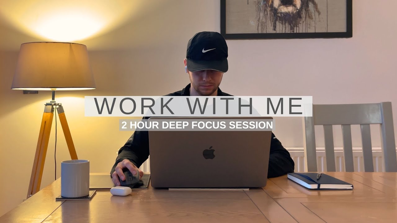 Work With Me | 2 Hour Pomodoro Study & Focus Session With Productivity Lo-Fi Music | 50-10-50