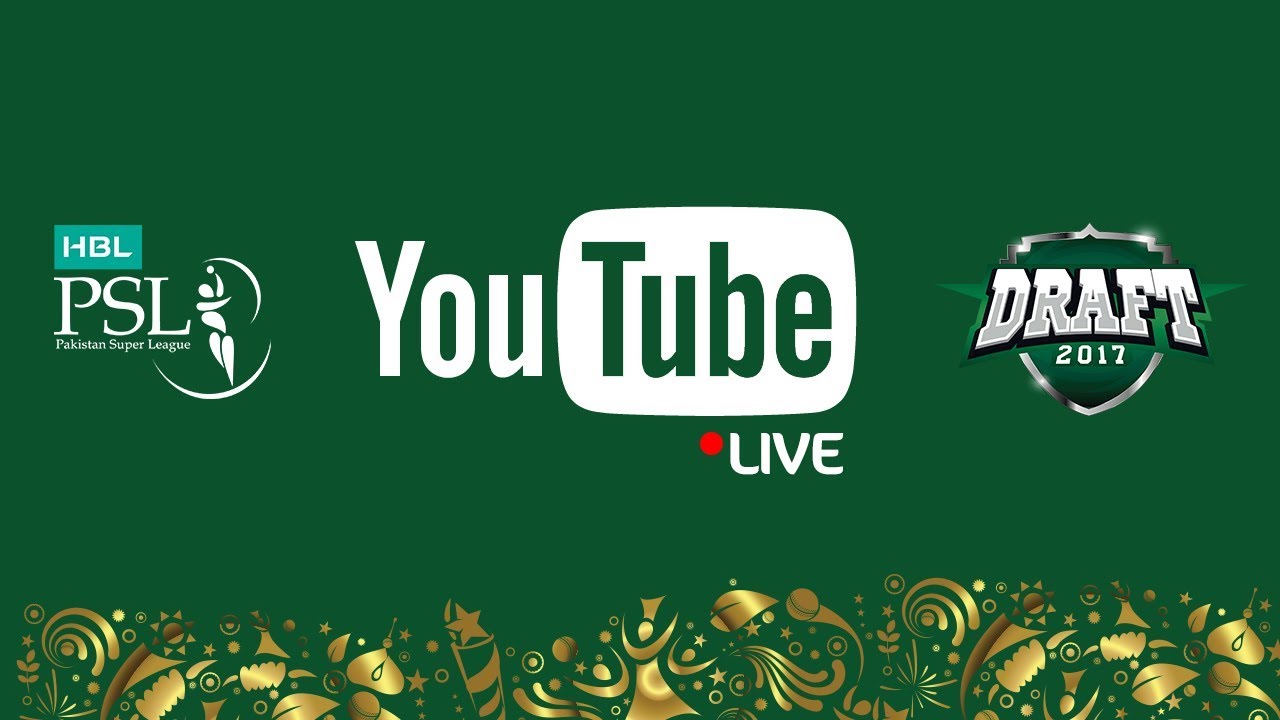 PSL Live: HBL Pakistan Super League Player Draft 2017