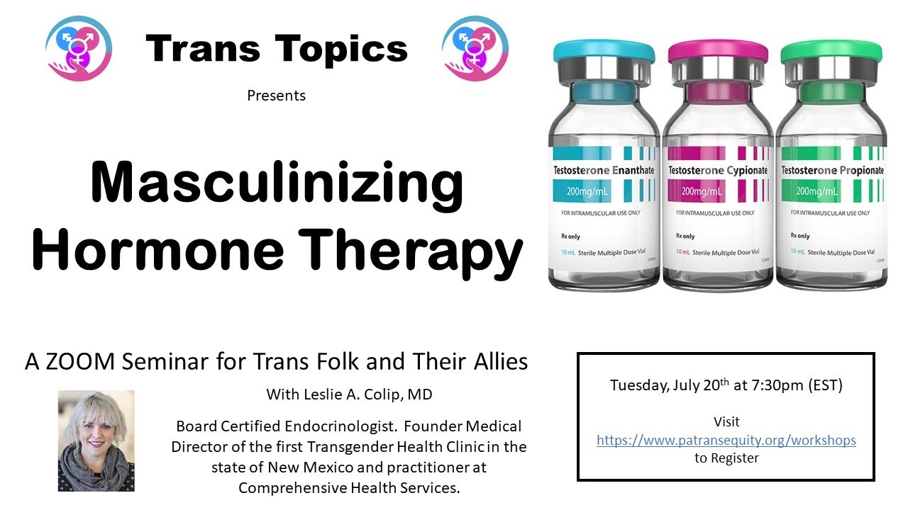 masculinizing hormone therapy