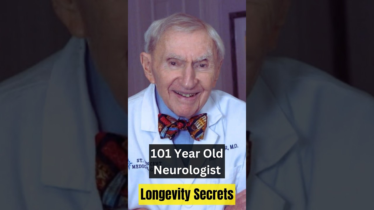 A 101-year-old Neurologist's Longevity Secrets | Dr. Howard Tucker  #healthyageing
