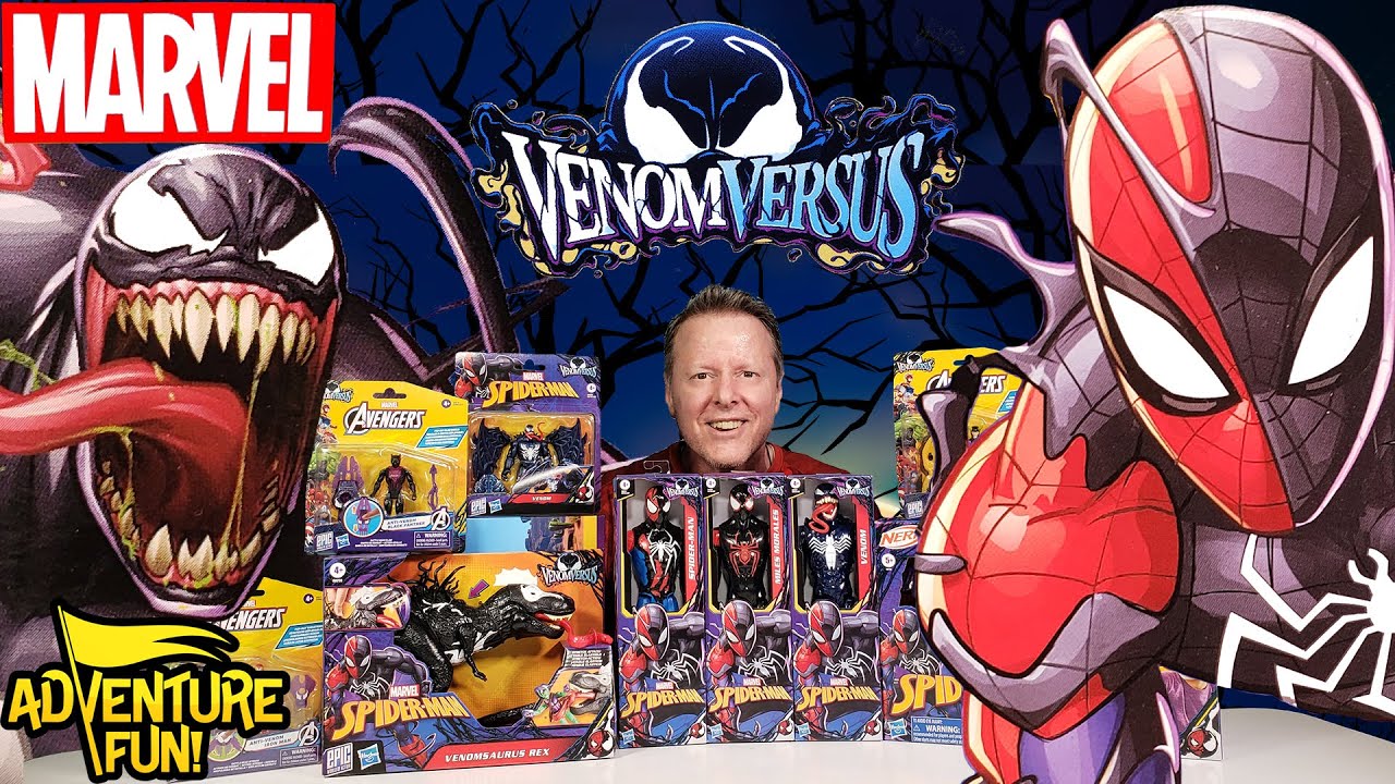 Marvel Spider-Man VenomVersus Spider-Man vs Venom Toy Action Figures AdventureFun Toy Review!