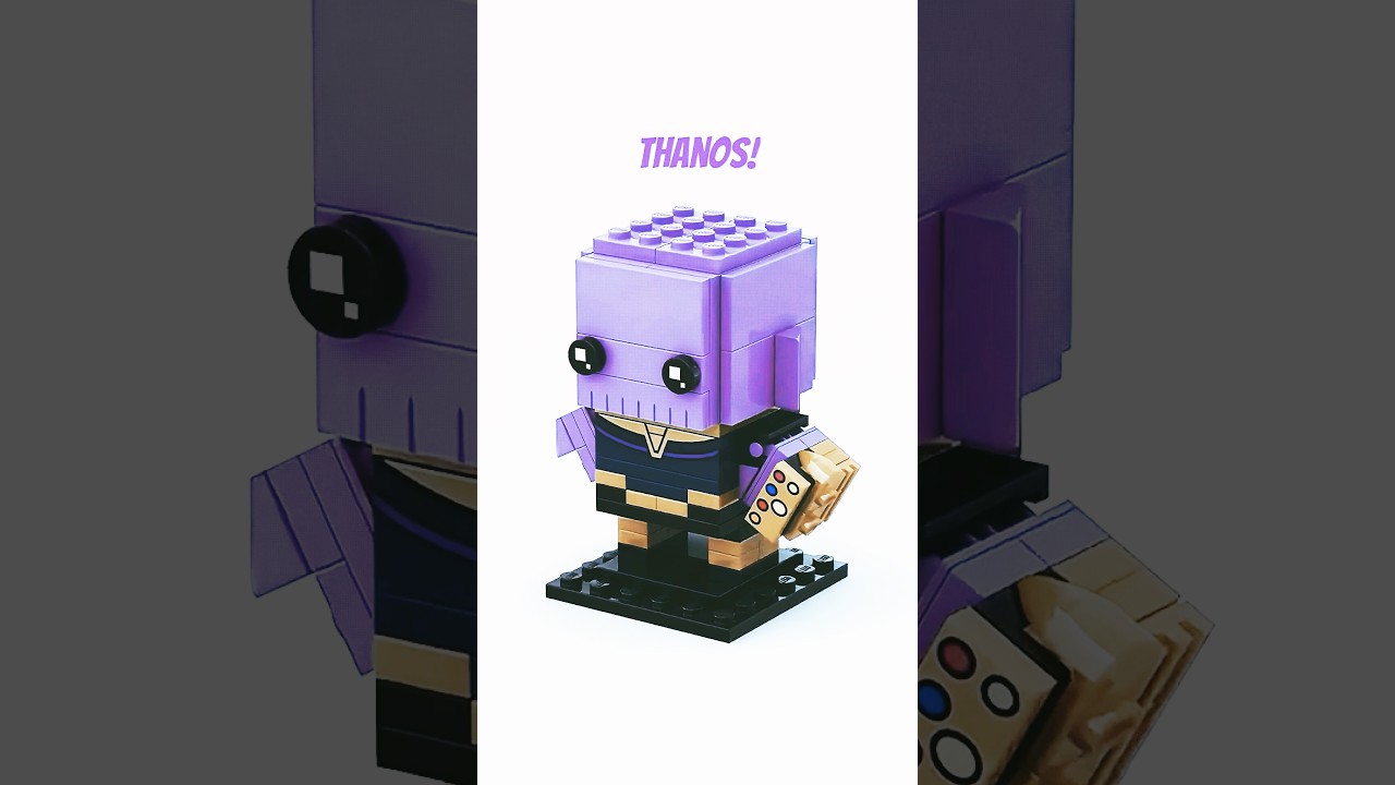 LEGO Thanos: A Titan’s Wrath in Brick Form! 