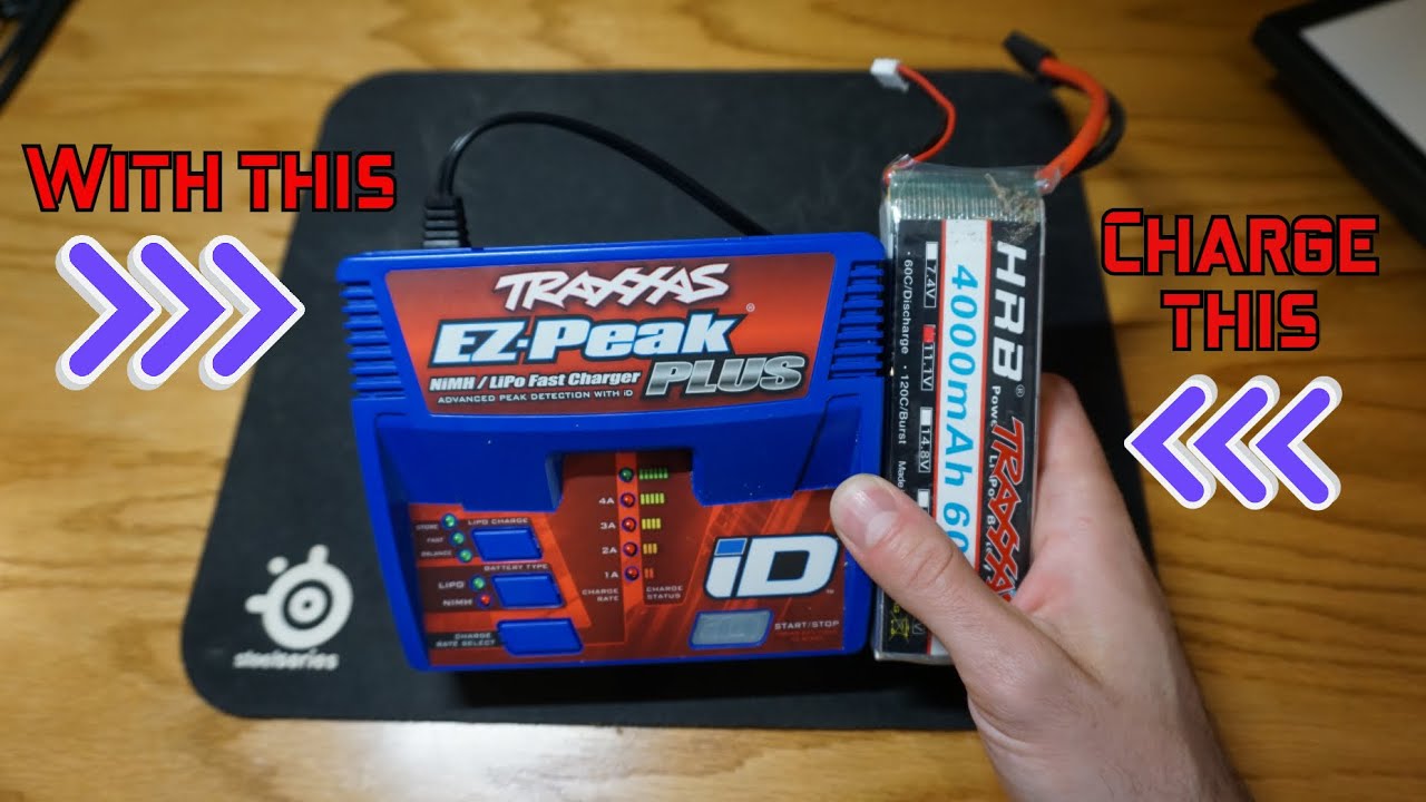 Как заряжать (аккумуляторы без маркировки) на зарядном устройстве Traxxas Ez-Peak HRB, Hoovo, Zee...