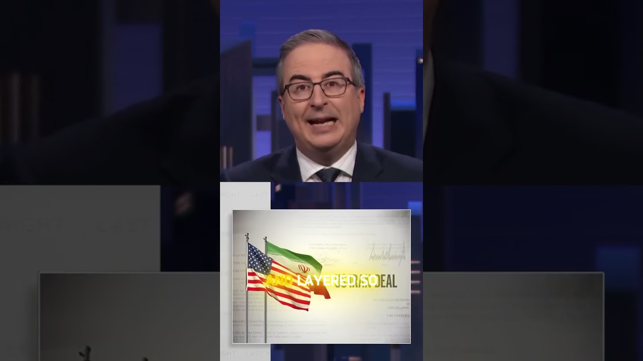 John Oliver CALLS OUT Trump's Iran Deal Claims! 😂