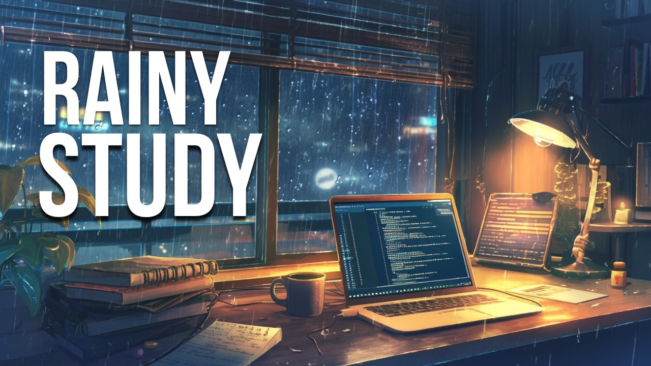 Rain Study Music (No Vocals) | 3 Hour Focus Session