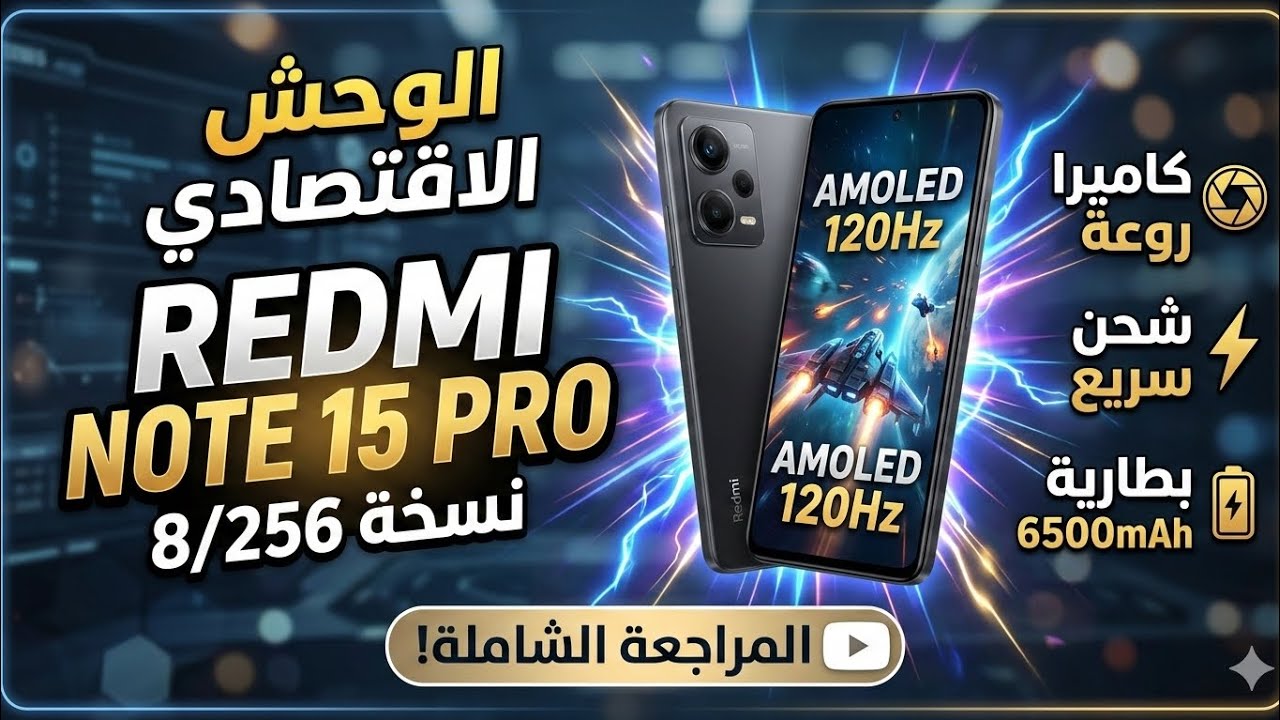ملك الهواتف الإقتصادية / Redmi note 15 pro 