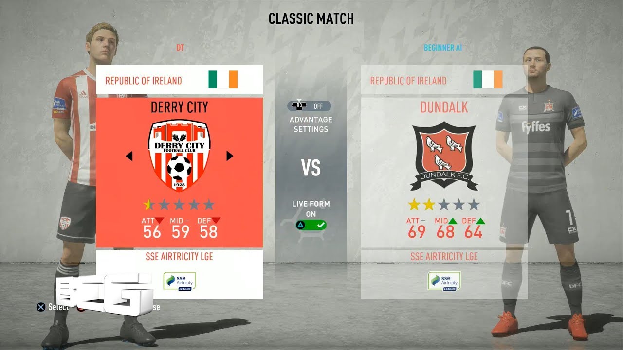 Fifa 20 Ireland SSE Airtricity League Ratings & Kits