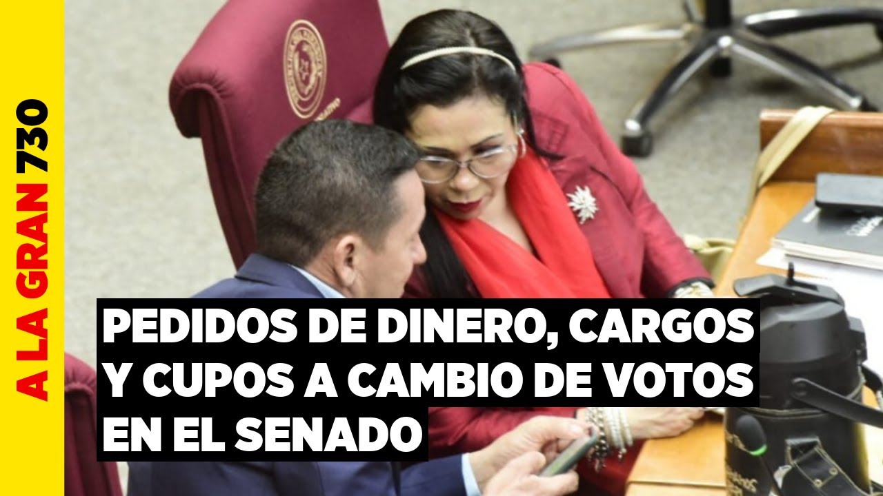 “Todo se puede acá, Yamy”: los indignantes audios atribuidos a senadores tránsfugas