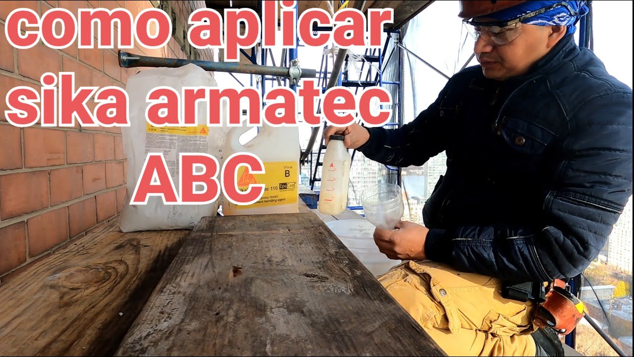 como aplicar sika armatec