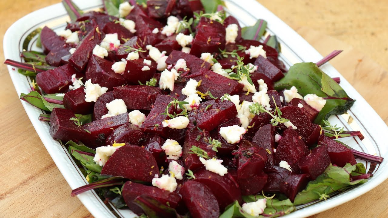 PANCAR SALATASI - BEYAZ PEYNİRLİ TAZE KEKİKLİ RENGARENK BİR SALATA