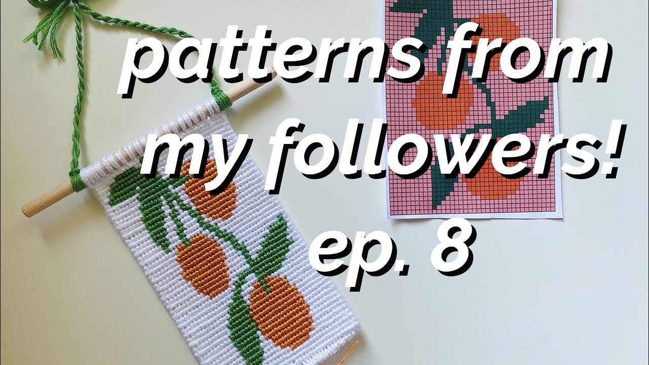 making patterns from my followers to do list! | ep. 8 WALLHANGING EDITION!