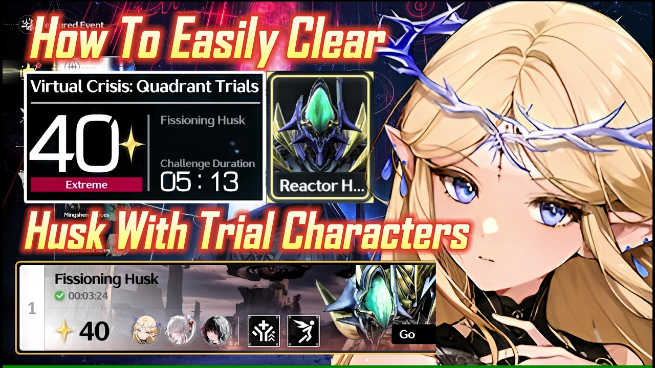 Only Trial Characters Clear Husk (40 Stress) | Virtual Crisis