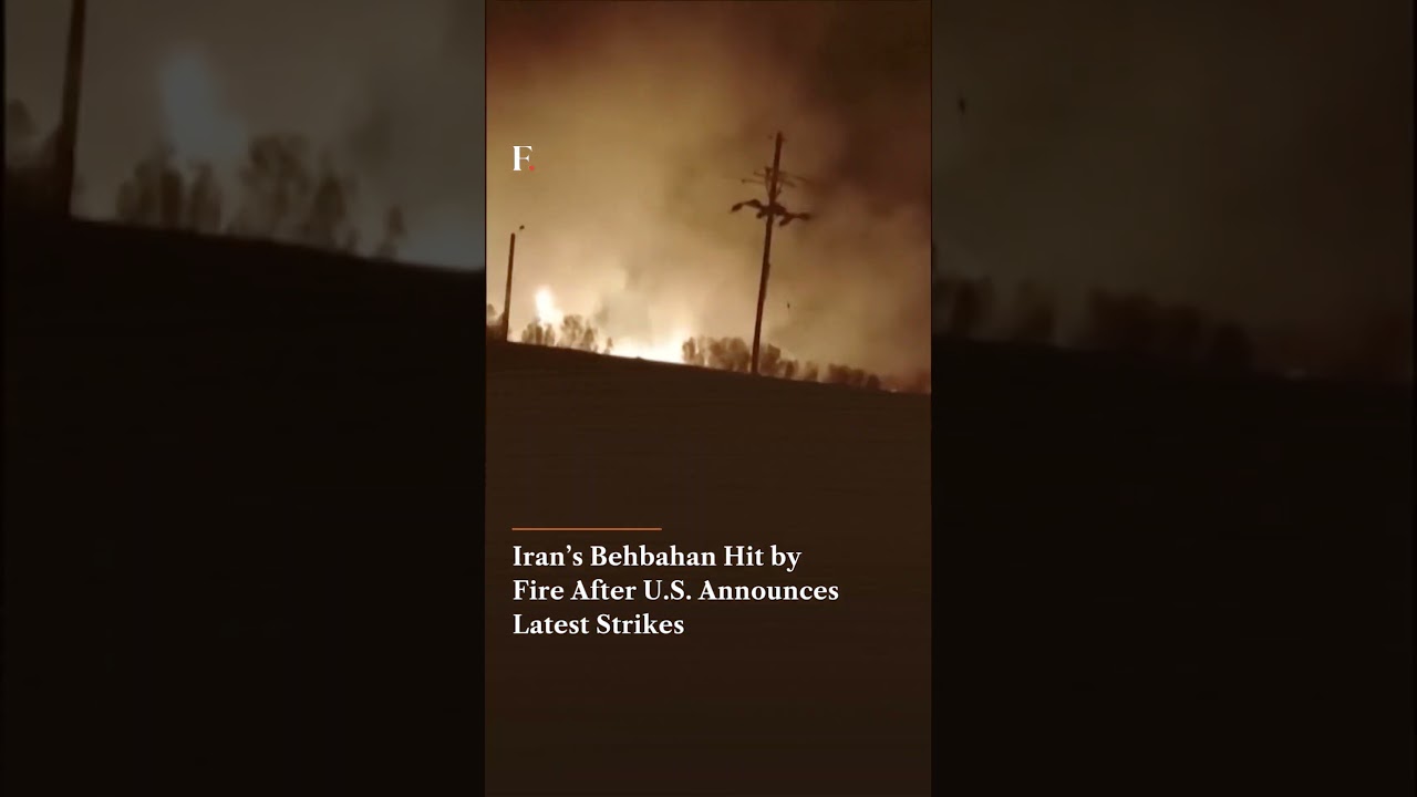 Iran&rsquo;s Behbahan Hit by Fire After U S  Announces Latest Strikes | Firstpost News | N18G