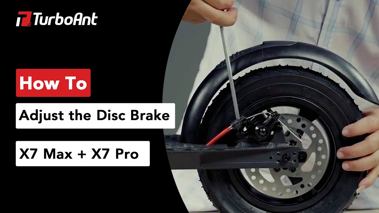 How to Adjust the Disc Brake for TurboAnt X7 Max & X7 Pro