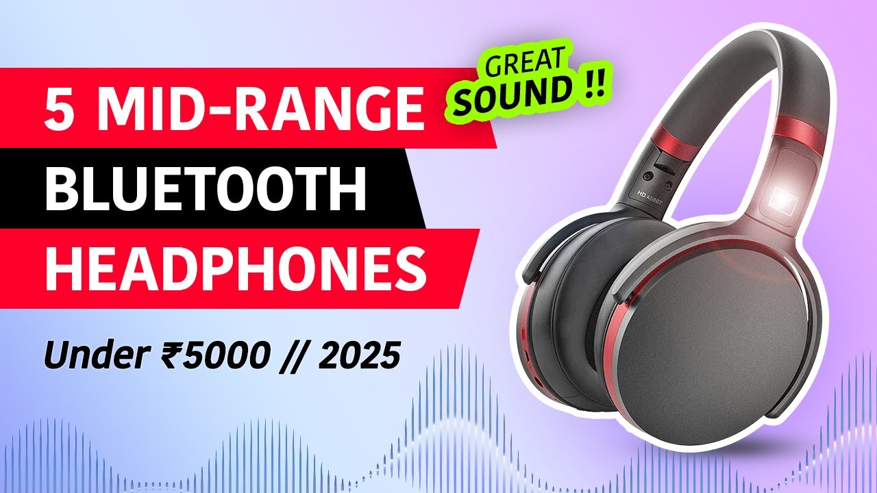Best Wireless Headphones Under ₹5000 ⚡ 5 Best ANC Bluetooth Headphones in 2025