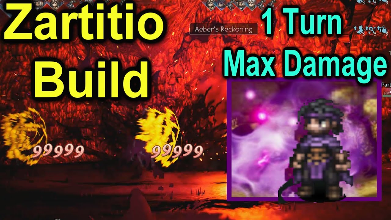 Zartitio 1 Shot Build | Best build for Partitio | Octopath Traveler 2