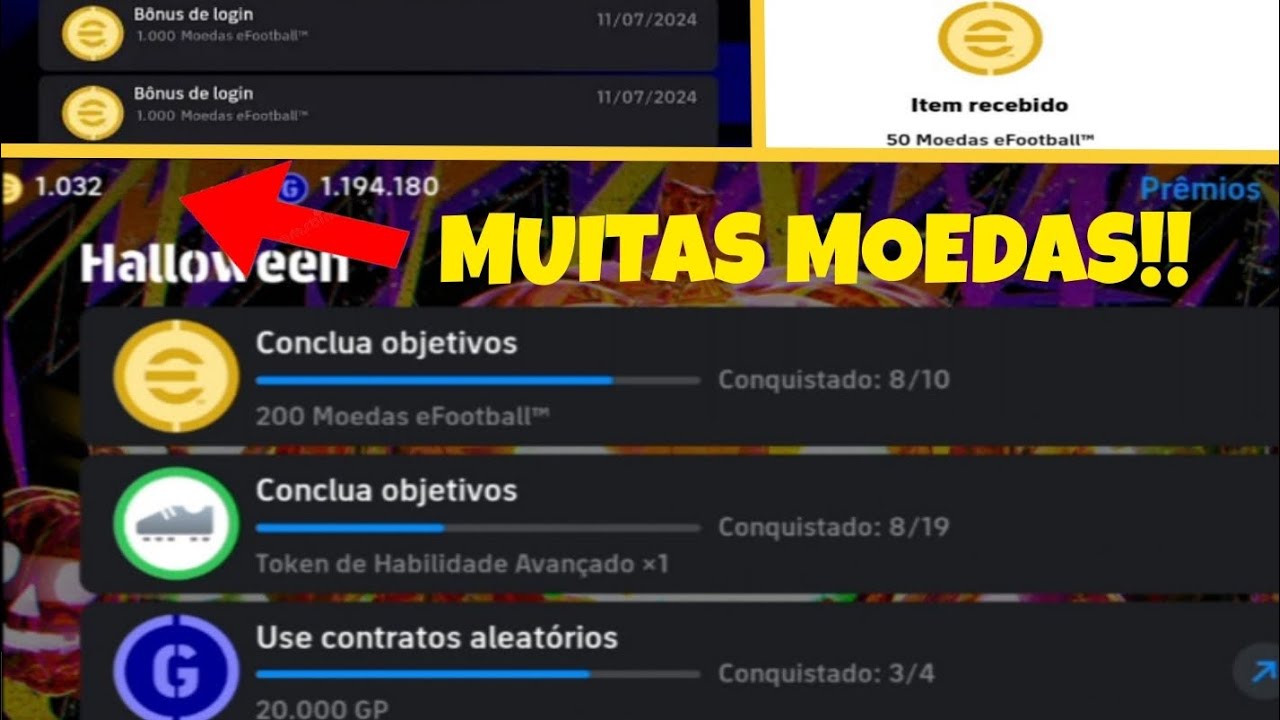 AGORA!!COMO CONSEGUIR MUITAS MOEDAS GRATUITAMENTE NO EFOOTBALL 2026💰