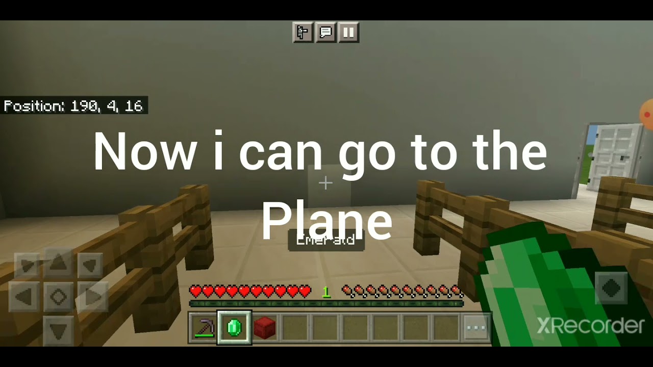 Minecraft plane crash #1