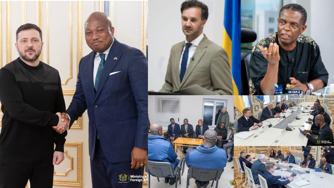 Kwesi Pratt lose control on Hon. Okudzeto Ablakwa after meeting with Prez Zelensky, Ukraine replies