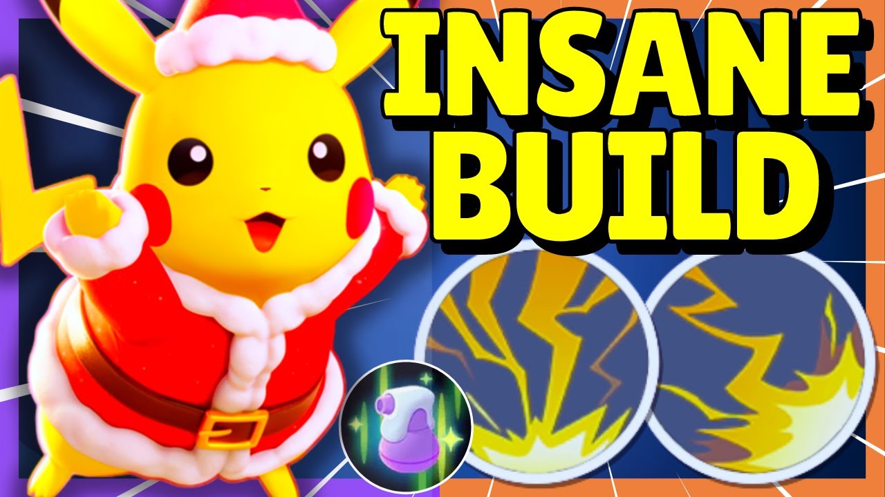 Pokemon Unite Pikachu Thunder and Thunderbolt Build is so Broken | Pokemon Unite Gameplay