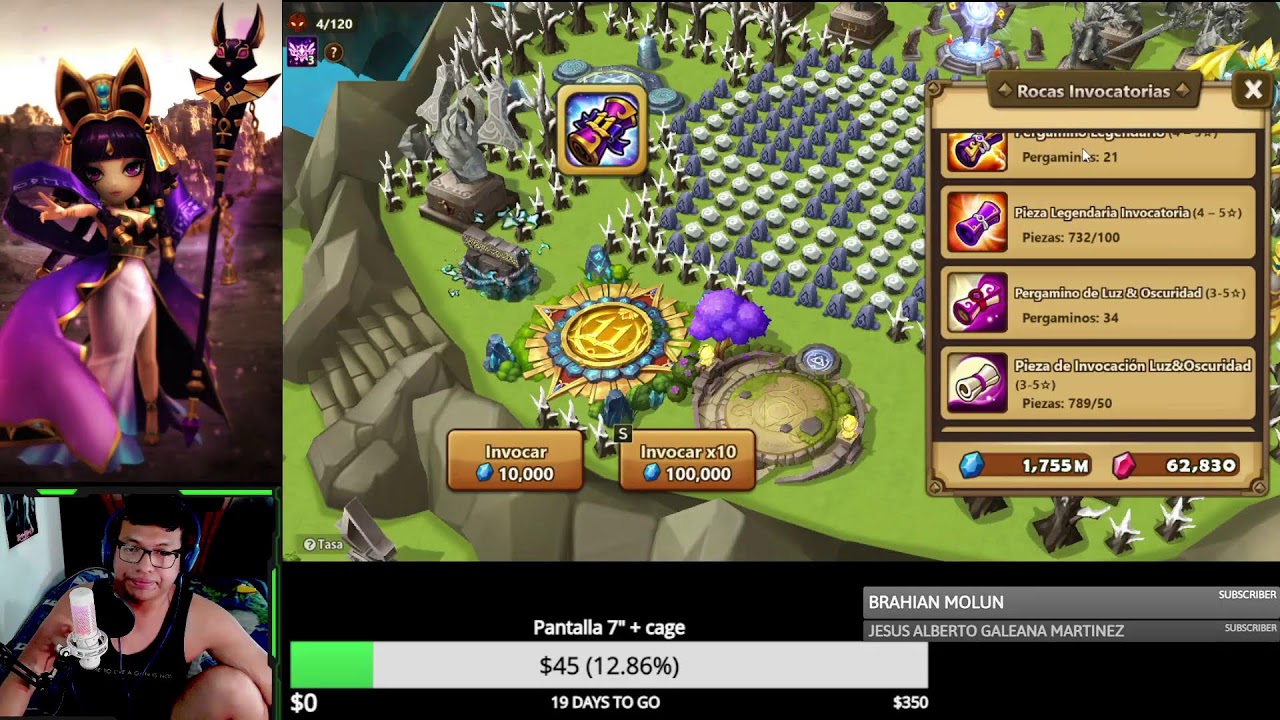 SUMMONERS WAR: REVISION DE CUENTA Y LUEGO LA RTA DE QUITEO