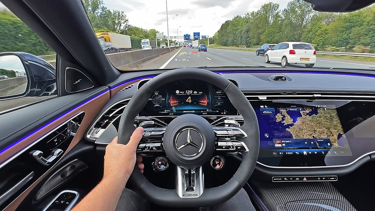 2025 MERCEDES E53 AMG E Class POV TEST DRIVE