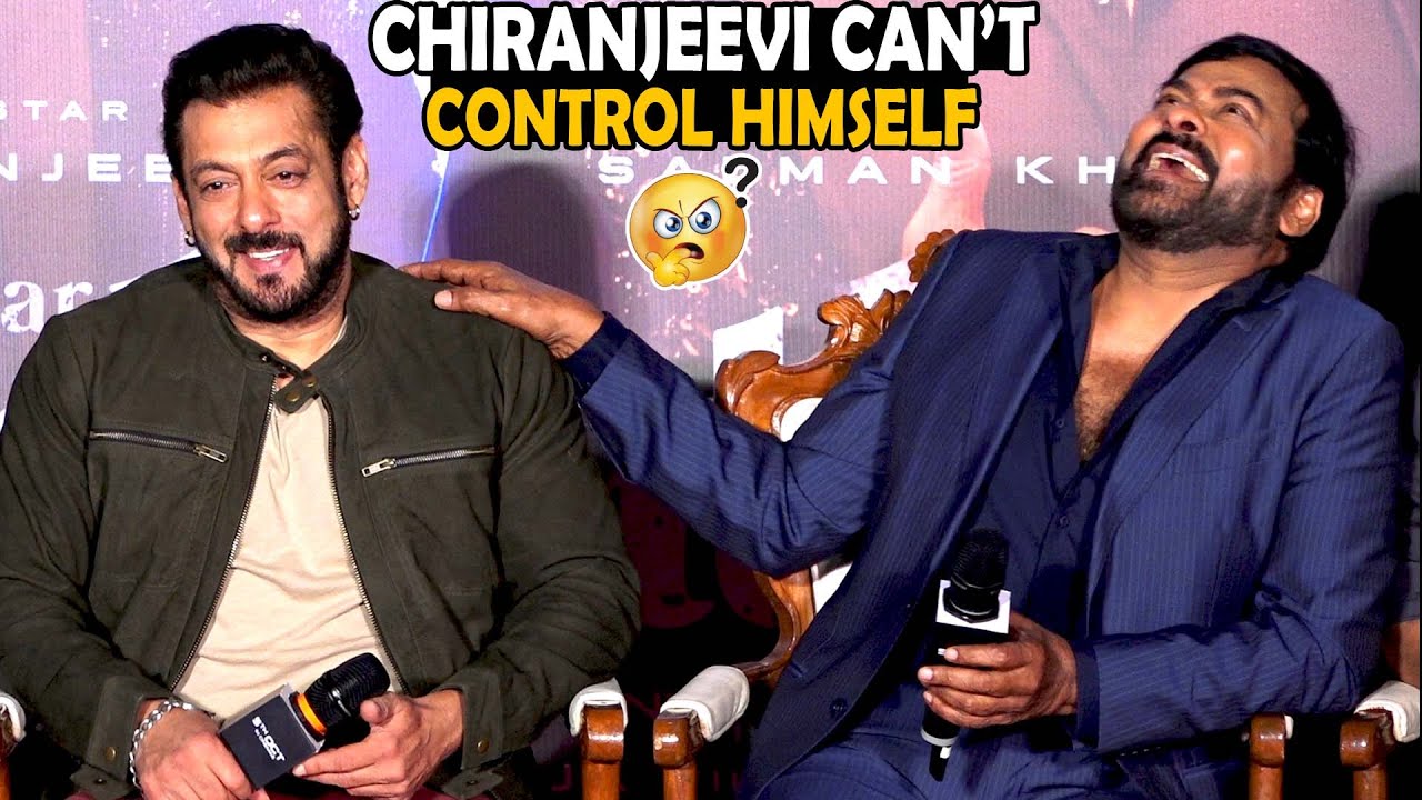 Chiranjeevi Can't Stop His Laugh Over Salman Khan Funny Words | GodFather Hindi Trailer Launch | TCB
