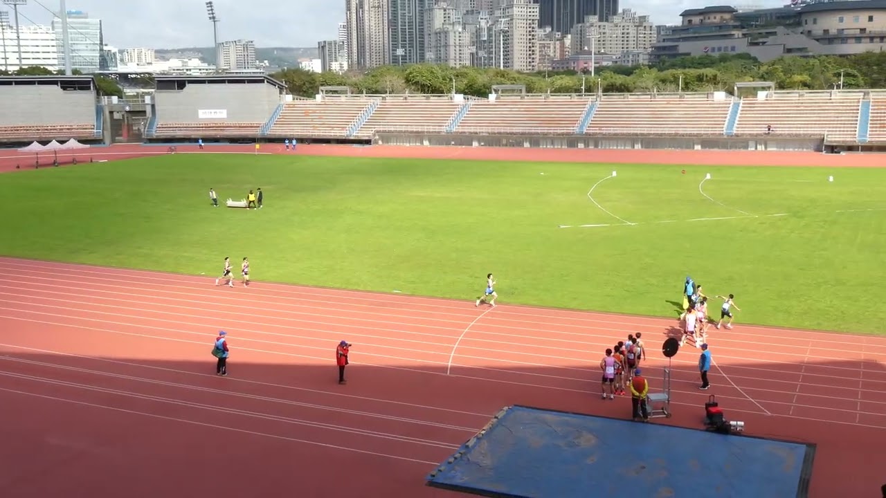 新竹縣115年中小學聯合運動會-國中男生4x400m接力 計時決賽 第二組