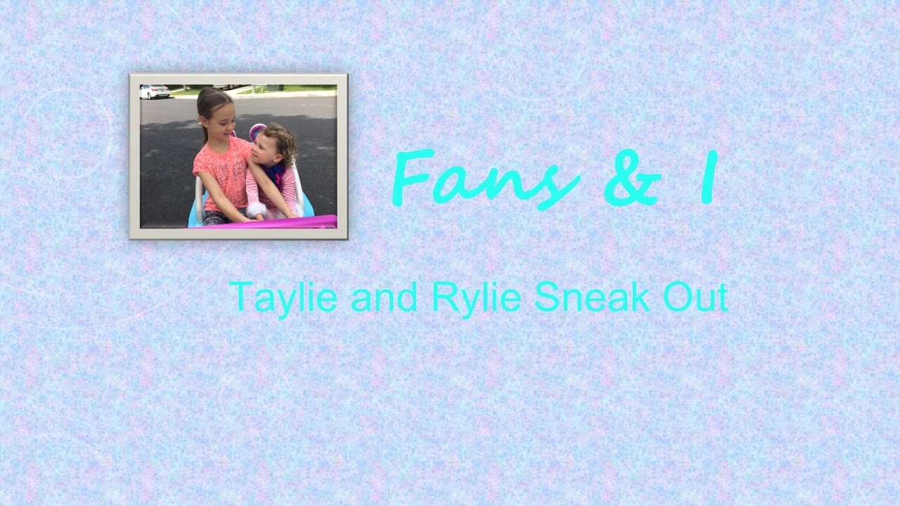 Kids Sneak Out of House - First Video - Fans and I