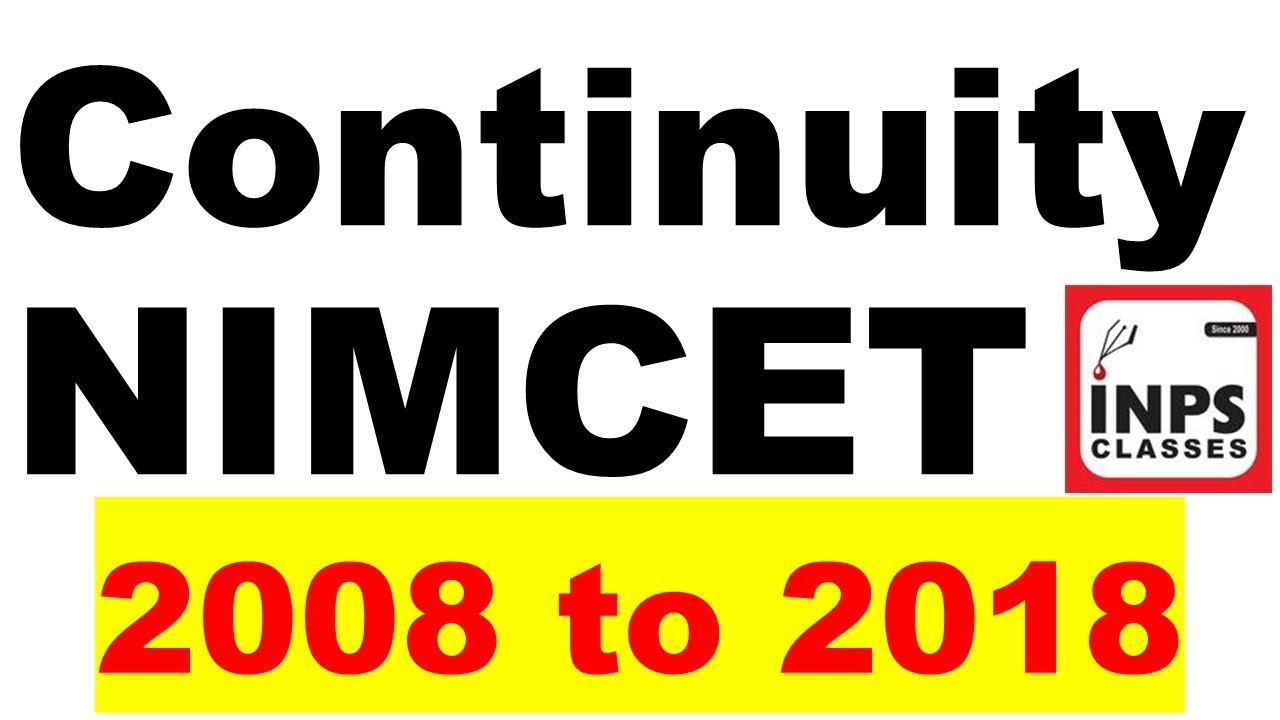 Continuity of Function NIMCET 2008-2018 Class by Nitin Agrawal INPS Classes Lucknow