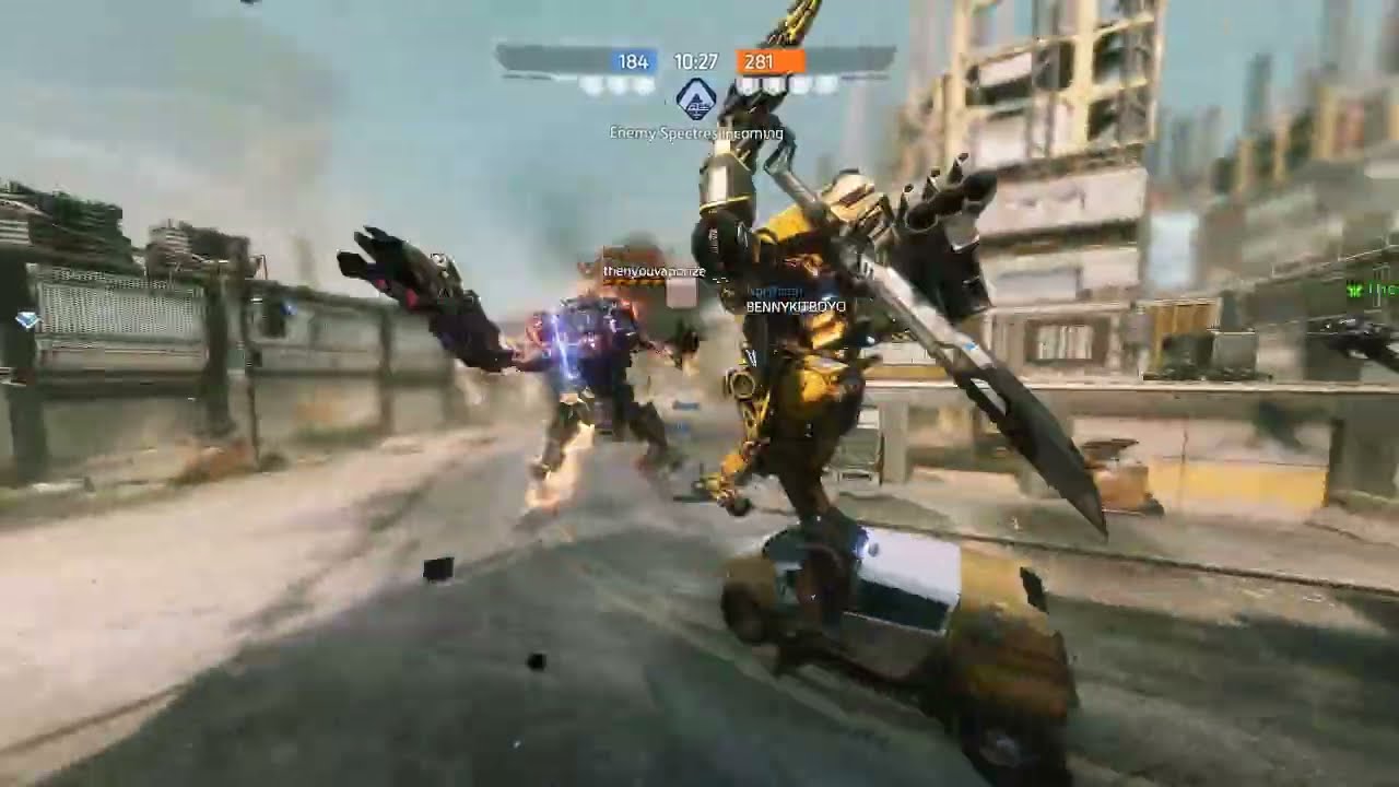 Ripping through Monarchs as Ronin | Titanfall 2 | Attrition | Eden
