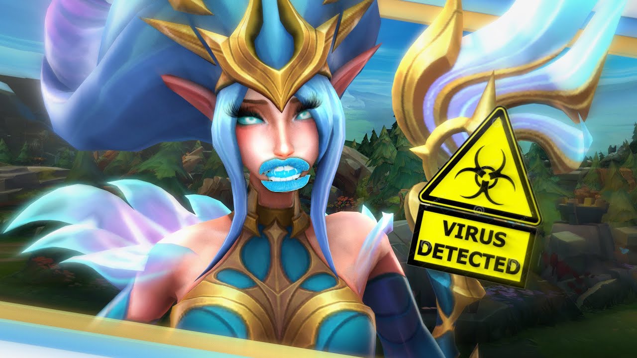 🚨 WARNING ⚠️ Your VAJANNA was infected by THE BLUE LIPS VIRUS... ☢️🟦