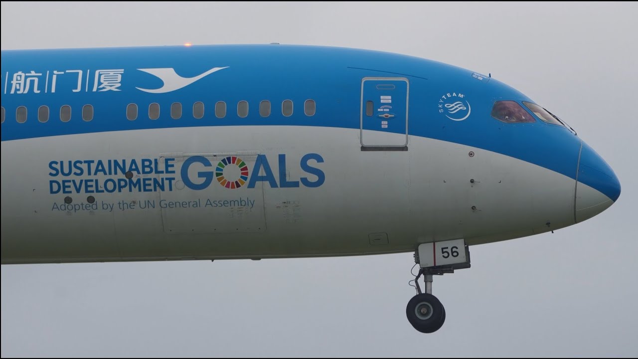 Xiamen Air United Dream Livery Boeing 787-9 B-1356 Landing and Takeoff | Narita Airport | 厦門航空 | NRT