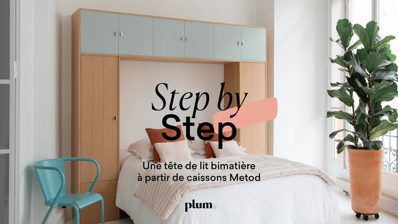 Step by Step - Créer une tête de lit bimatière avec des caissons Metod