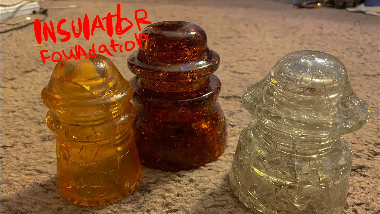 How to make crackle glass | insulator foundation
