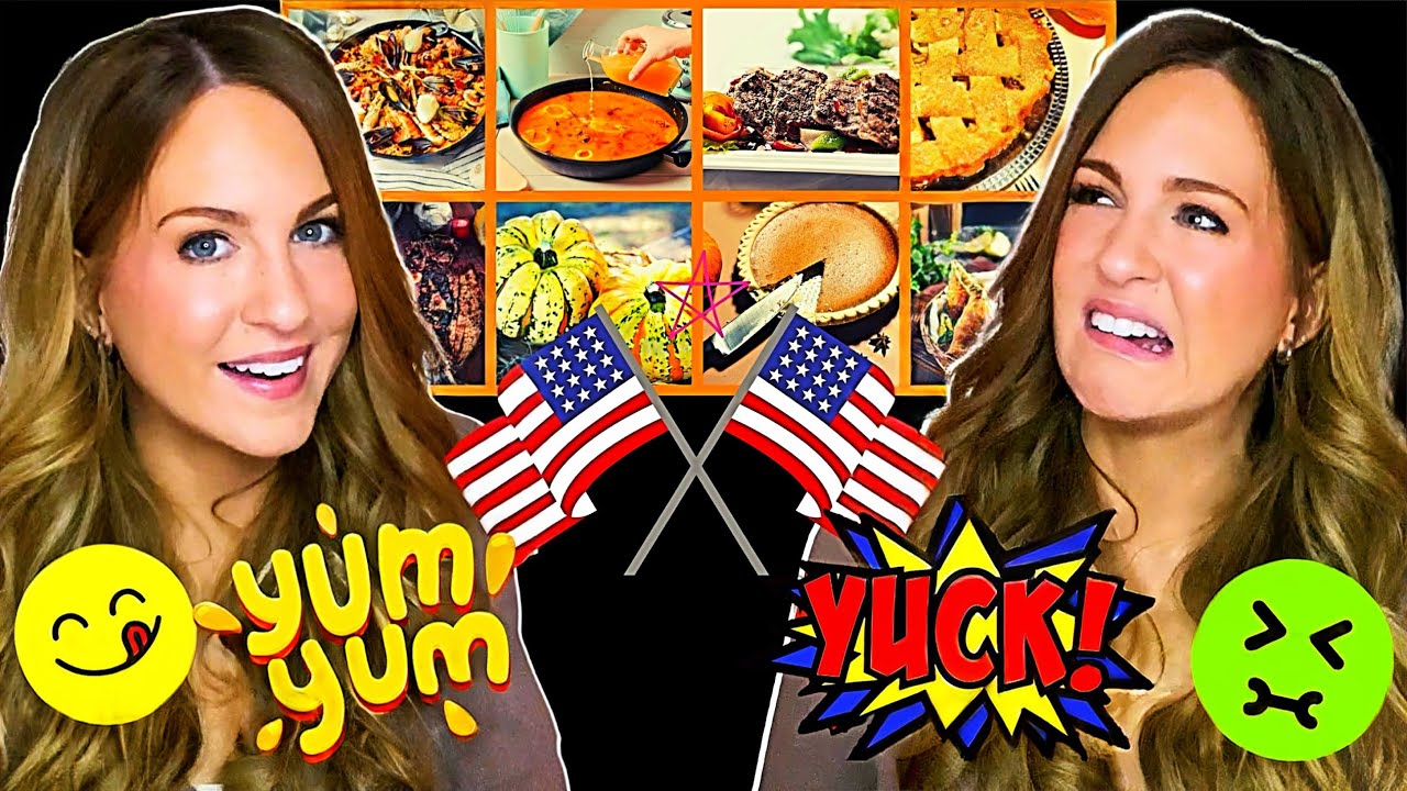 American Thanksgiving Foods that seem CRAZY to Europeans