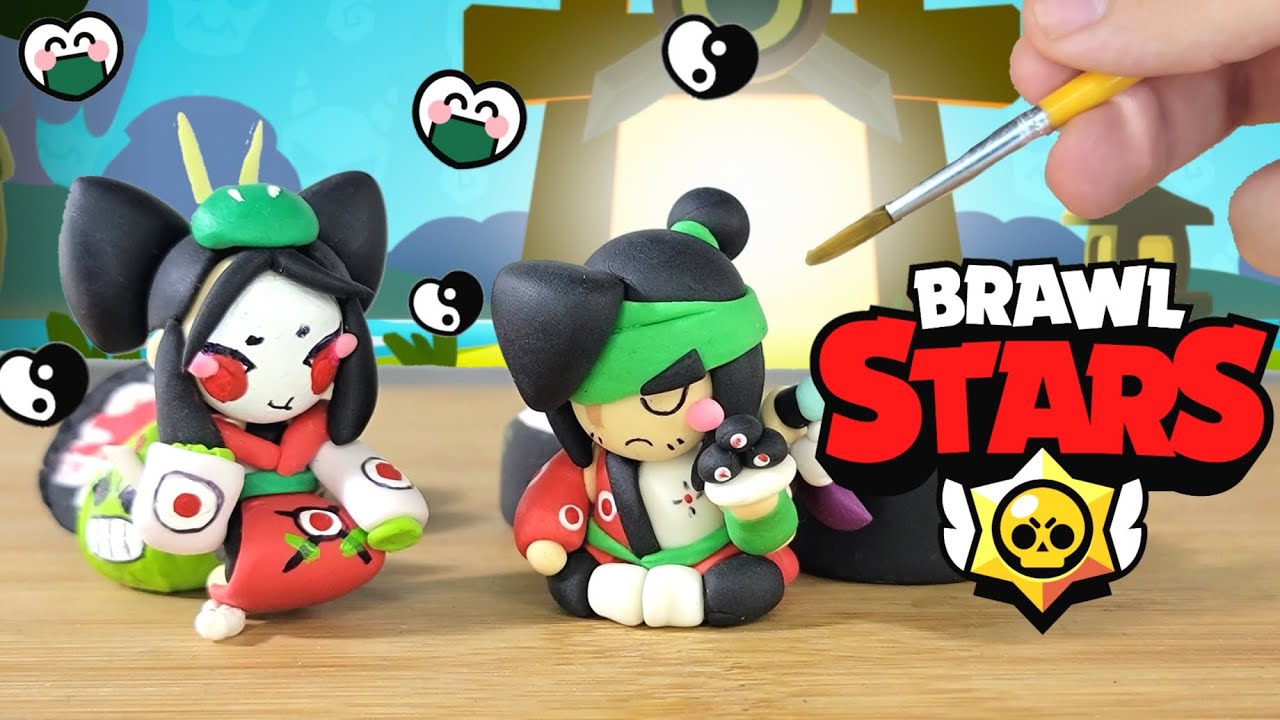 BABY KAZE & BABY KENJI MAKING CLAY 🍣🗡- Brawl Stars clayart