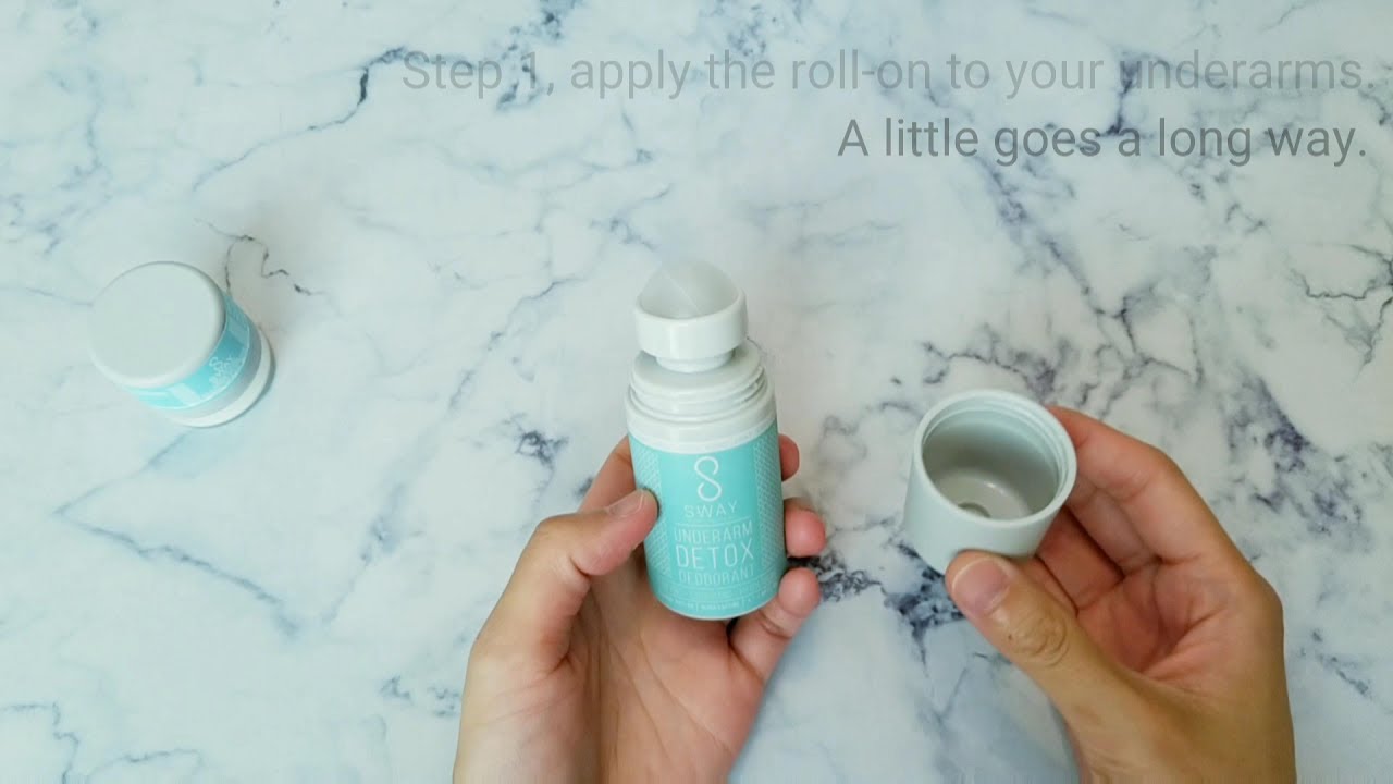 How to Apply SWAY Detox Deodorant