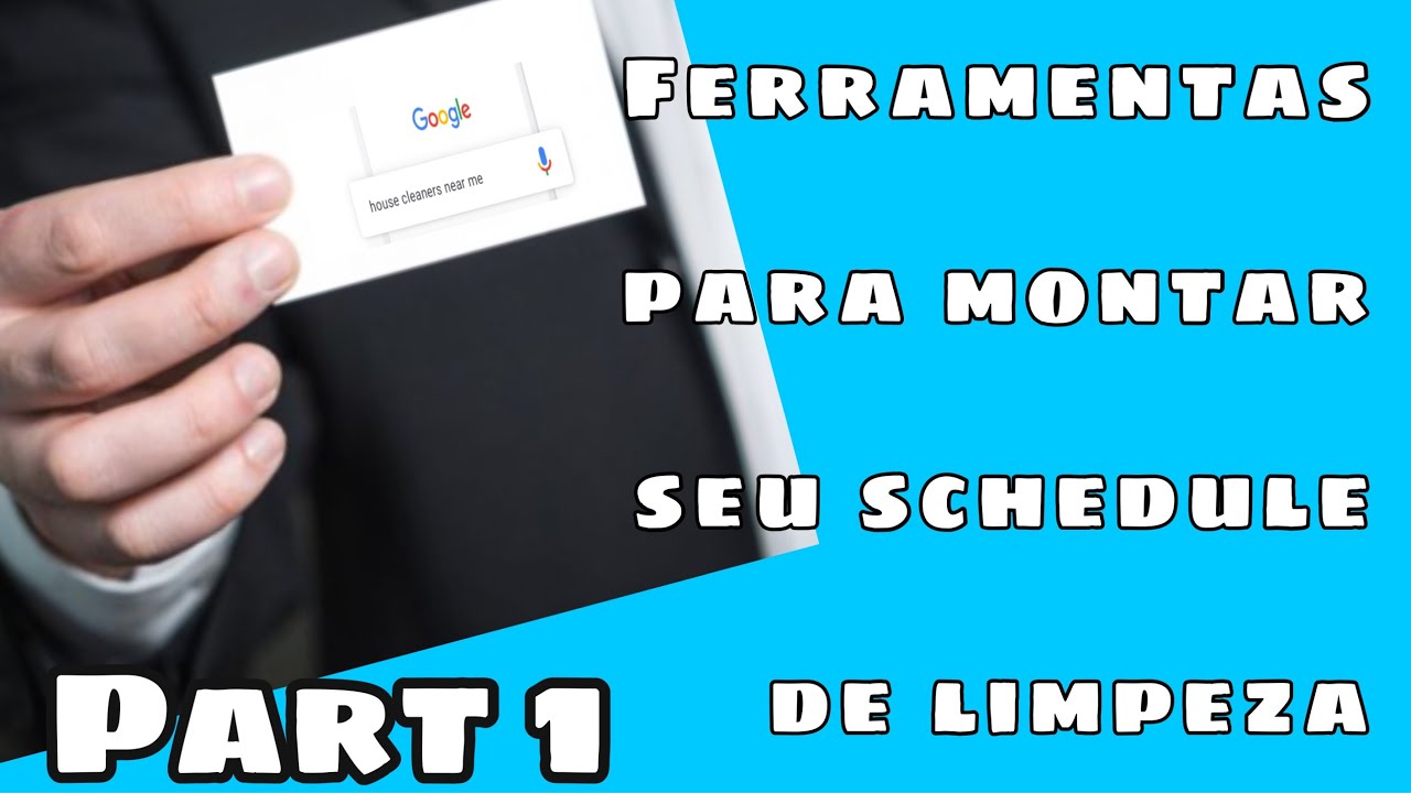 Como montar um schedule de limpeza - Parte 1 - inglês para iniciantes que moram nos EUA