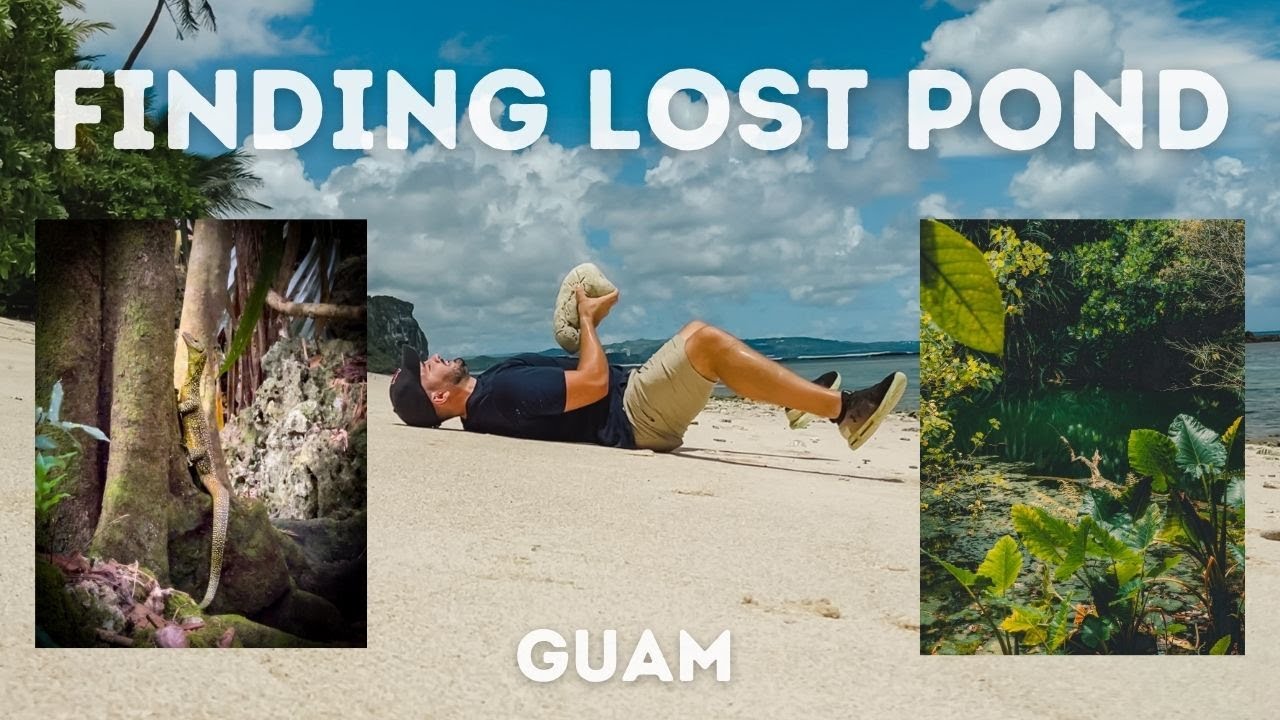 Finding LOST POND and chasing Giant LIZARDS - Guam