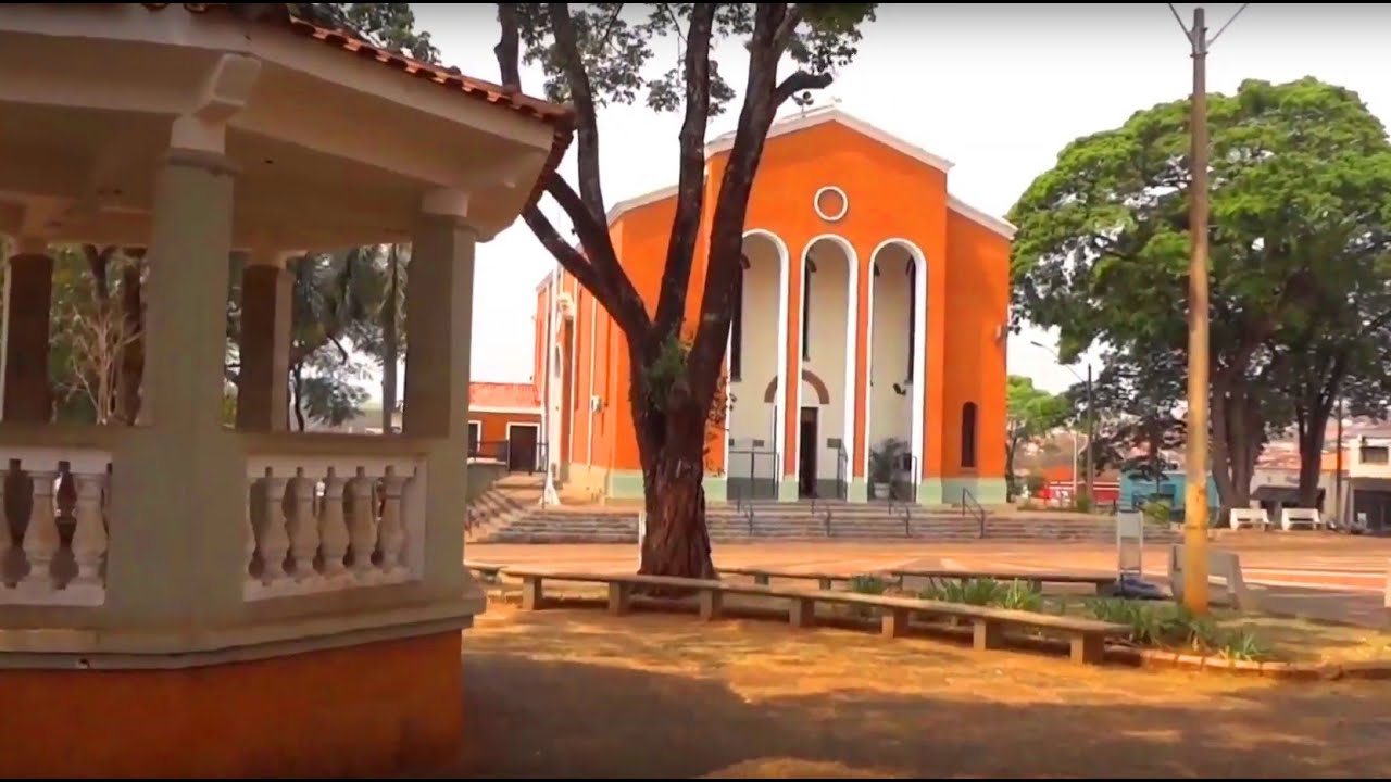 Serrana/SP - Igreja Matriz / Praça / Coreto