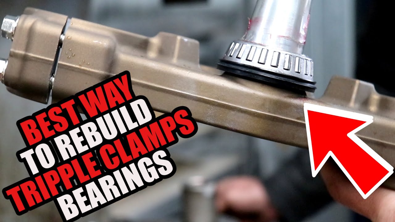 How to replace steering stem bearings - YZ250 build