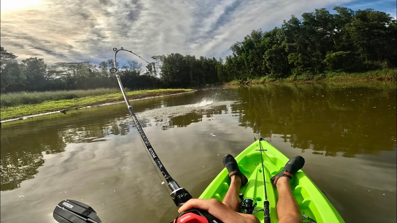 Kayak Bass Fishing in Hawaii