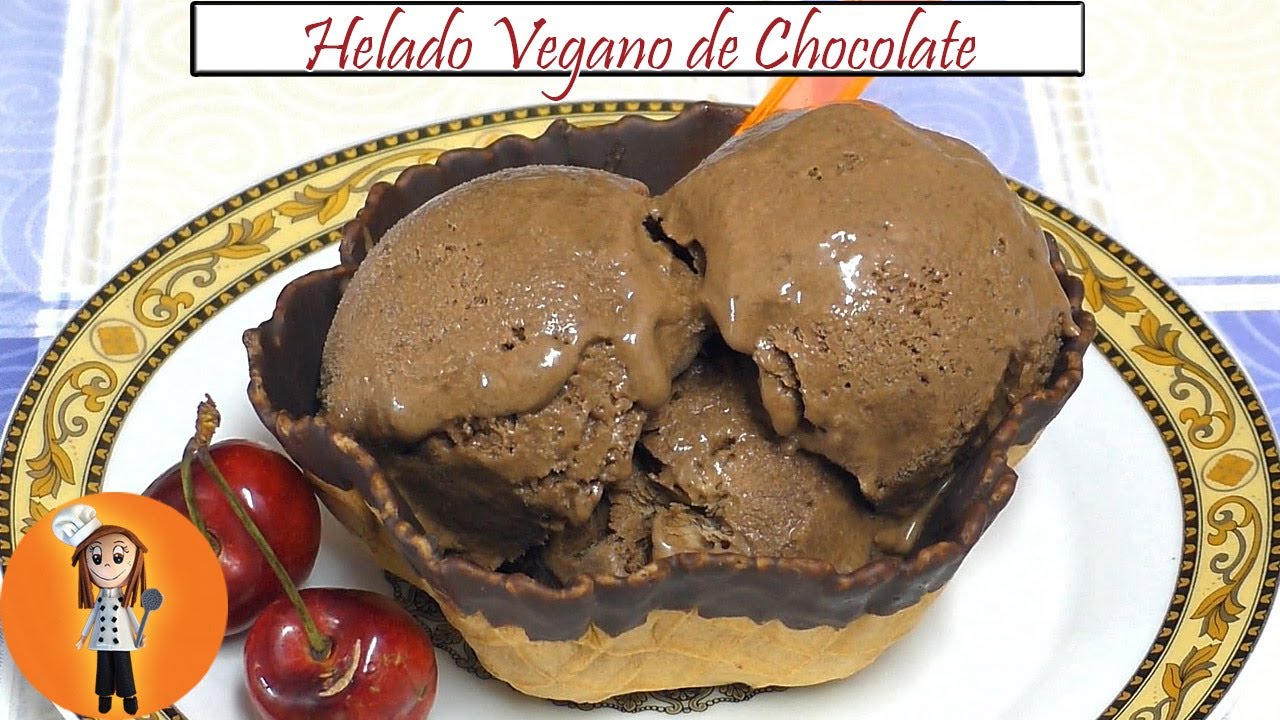 Helado Vegano de Chocolate | Receta de Cocina en Familia