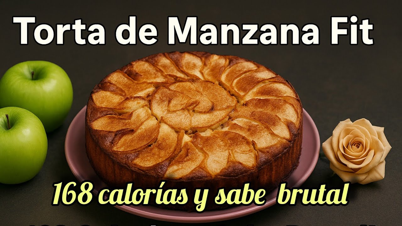 Torta de manzana fácil y ligera que sorprende a todos