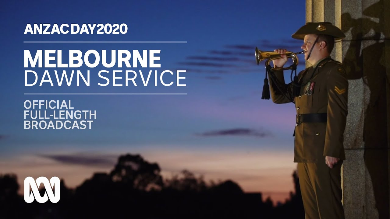 Anzac Day 2020: Melbourne Dawn Service – full-length | official broadcast | ABC Australia