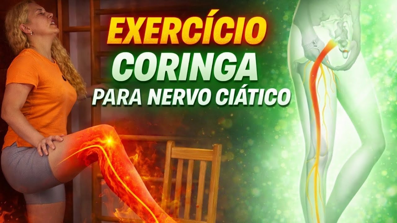 EXERCICIO CORINGA PARA ACABAR COM A INFLAMAÇAO DO NERVO CIÁTICO. VOCE NÃO PODE PERDER O ULTIMO.