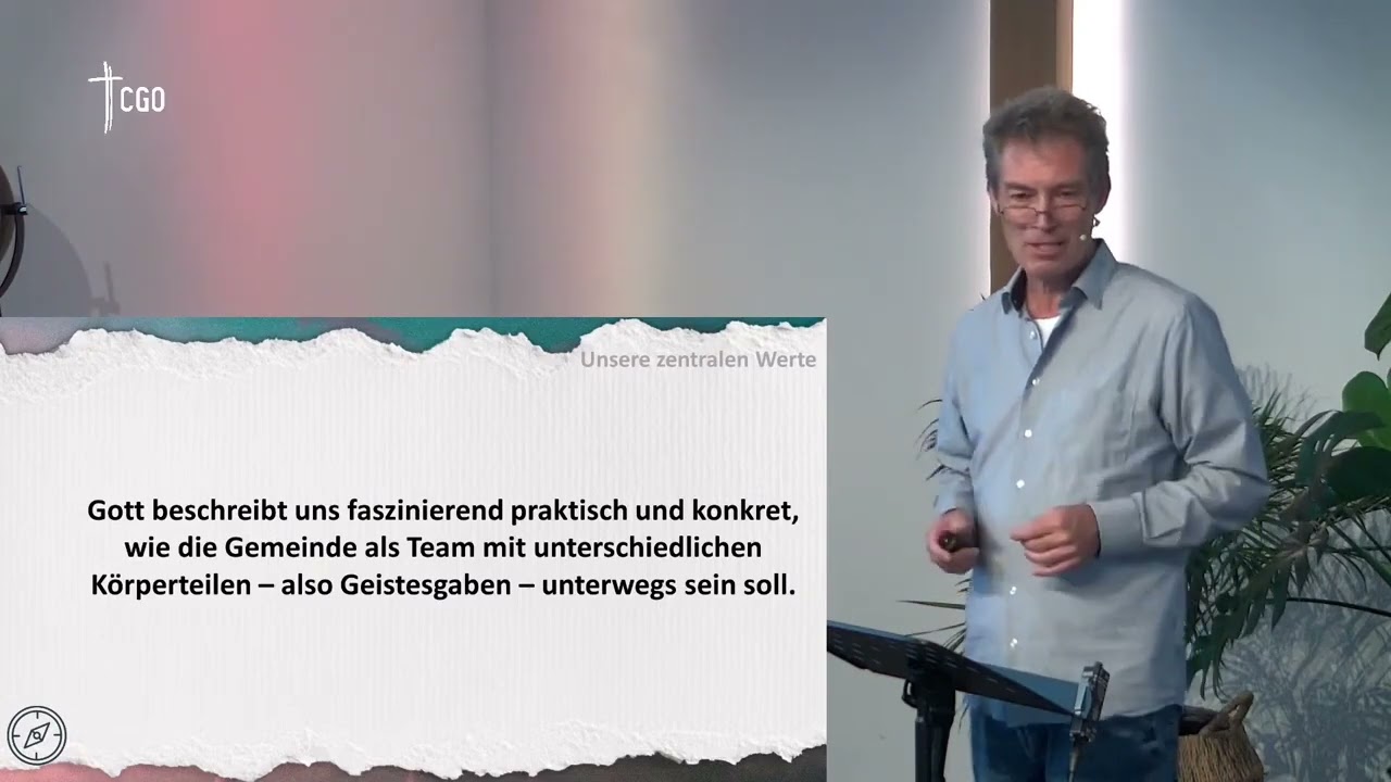 Seelsorgerliche Geistesgaben entdecken - 1. Kor. 12,12-17 - Dr. Matthias Burhenne am 04.08.24