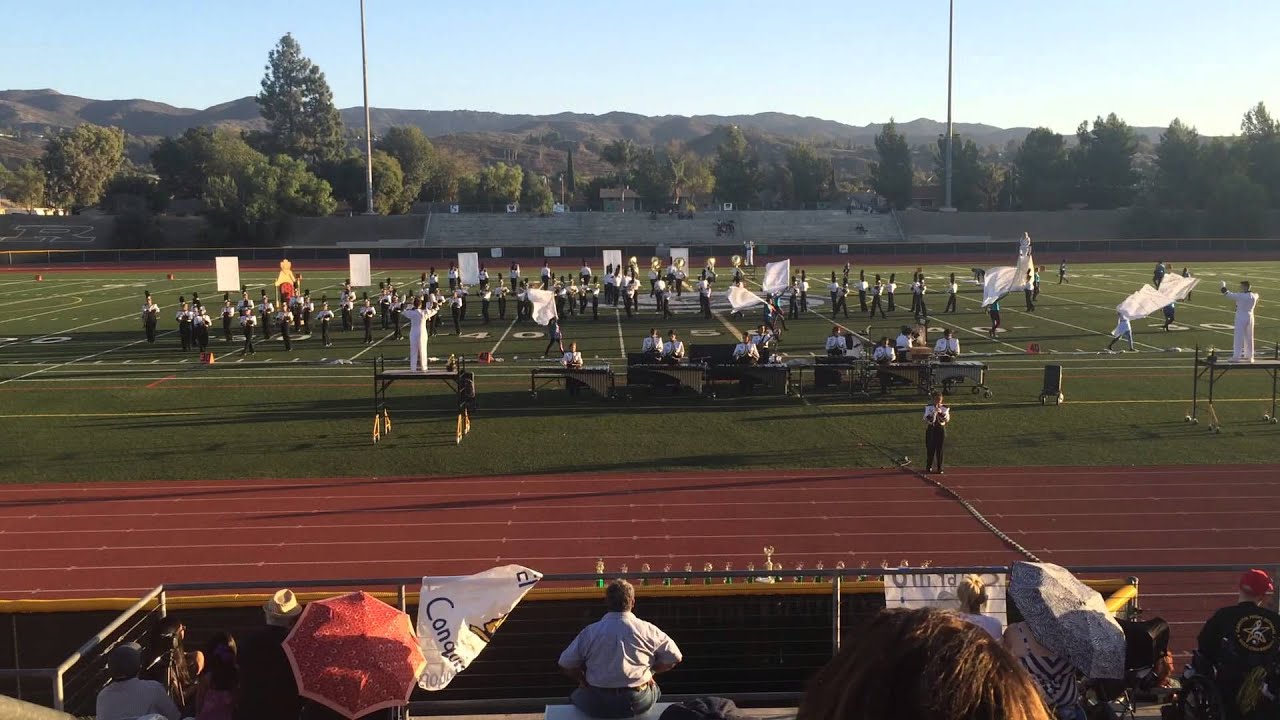 Golden Valley Marching Band and color guard 10/10/15